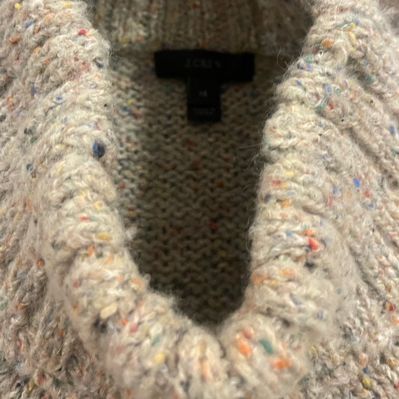 J Crew Mock Turtleneck Wool Sweater in Confetti - Picture 7 of 7